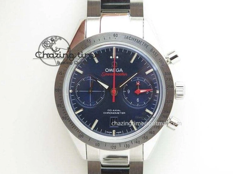0305 SmartChoice Seamaster Diver 300M ZF 1:1 Best Edition Blue Ceramic Gray Dial on Blue Rubber Strap A 7735
